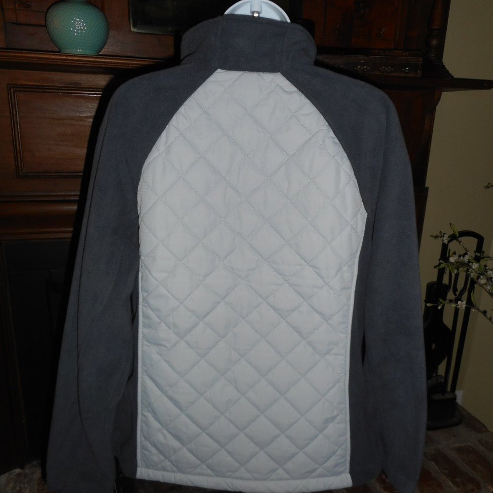 NWT grey New Balance micro fleece jacket, Large - Picture 8 of 13